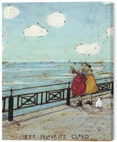 Obraz na plátne Sam Toft - Her Favourite Cloud, (40 x 50 cm)