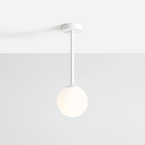 PINNE WHITE | Jednoduchá stropná lampa v bielom prevedení Veľkosť: S