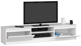 TV stolík Ronon 160 cm biely