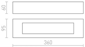 RED - Design Rendl - R10446 - Nástenné svietidlo ROLO 2xE14/40W/230V