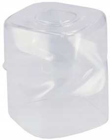 BERGE LED závesné stropné svietidlo, drevený trám, 3xE27 Štvorcový luster, rolovaný