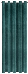 ZATEMŇOVACÍ ZÁVES NA KRÚŽKOCH VILLA 140X250 CM TMAVOTYRKYSOVÁ