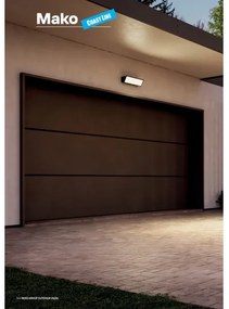 Redo 90678 -LED Vonkajšie nástenné svietidlo MAKO LED/65W/230V 3000K IP65 antracit