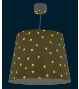 Dalber 82212A - Detský luster STAR LIGHT 1xE27/60W/230V žltá