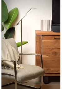 Lucide 19766/09/12 - LED Stmievateľná stojacia lampa ANSELMO LED/9W/230V chróm