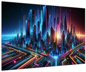 Obraz - Mesto budúcnosti (90x60 cm)