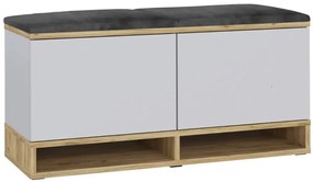 Bestent Predsieňová stena vešiaková White/ Craft/ Grey 100x213x37