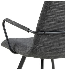 Tmavosivé jedálenské stoličky v súprave 2 ks Selina – Actona