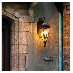 Elstead KL-VENETIAN2-M - Vonkajšie nástenné svietidlo VENETIAN 2xE14/60W/230V IP44