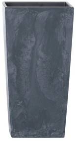Prosperplast Kvetináč s vložkou Urbi Square (33 x 61 x 33 cm (Š x V x H), antracitová/betón)  (100275788)