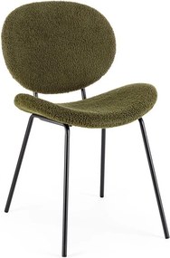 Khaki čalúnená jedálenská stolička Maddie – Yes Everyday