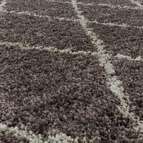Ayyildiz Kusový koberec ALVOR 3401, Okrúhly, Taupe Rozmer koberca: 200 cm KRUH