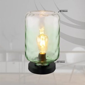 Globo 16046TG - Stolná lampa DARINA 1xE27/60W/230V zelená