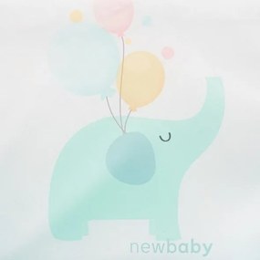 NEW BABY Detské rozkladacie kreslo New Baby Elephant mätová