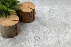 Koberec ANTIGUA 518 76 JY910 OSTA - Rozeta, svetlosivý
