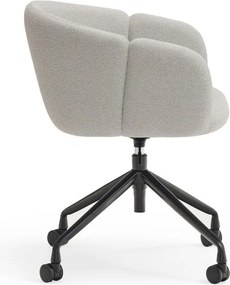 Svetlosivá čalúnená kancelárska stolička Add – Teulat