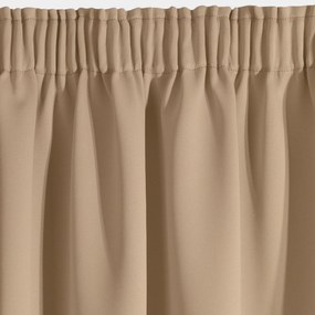 ZATEMŇOVACÍ ZÁVES NA PÁSKE ADLEY 135X270 CM BÉŽOVÁ