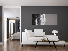 Obraz - Socha Budhu (120x50 cm)