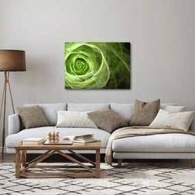 Obraz - Abstraktné ruže zelená (70x50 cm)