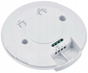 ECOLIGHT PIR pohybové čidlo nastaviteľné IP20 - 110-240V - 360 ° - biela