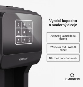 Klarstein ArcticBlend 3v1 výrobník ľadu, 20 kg/24h, Bullet Ice, Drvený ľad, Dávkovač vody