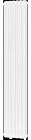 Mexen Kent dekoratívny radiátor 1882 x 380 mm, 1392 W, Čierna - W216-1882-380-00-70