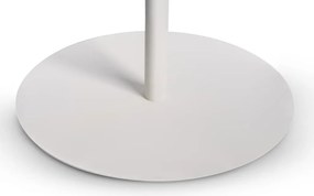 Sada 2 stolíkov Lia, biela/sklo