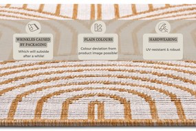 Okrovožltý vonkajší koberec 80x150 cm Pangli Ochre – Hanse Home