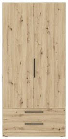 Šatníková skriňa MARO 100x213 cm dub artisan