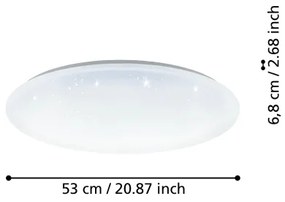 Eglo 900002 - LED Stmievateľné stropné svietidlo TOTARI-Z LED/44,8W/230V 2700-6500K