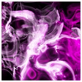 Obraz - fialový dym