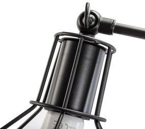 Toolight - Závesné kovové stropné svietidlo 6xE27 60W APP735-6C, čierna, OSW-08764