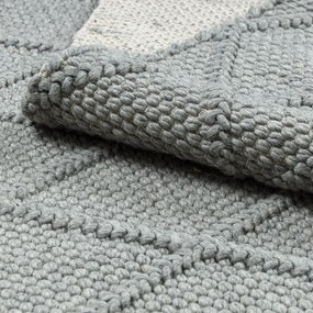 Dywany Łuszczów, Kusový koberec Tahar 99001G grey, 90x150, šedá, obývacia izba