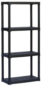 ArtPlast Plastový regál TEMPO 1+1 ZADARMO, 1330x600x300 mm, 4 police
