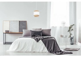 Závesné svietidlo Boho Spider, 1x jutové/biele textilné tienidlo