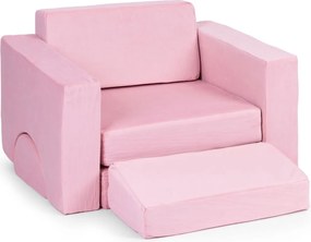 Dětské modulární křeslo DIY růžové