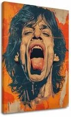 Obraz Mick Jagger - Sila rockovej scény | 100% originál domaľovaný akrylom