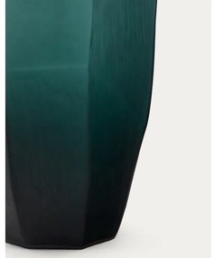 Sklenená váza v petrolejovej farbe (výška 45 cm) Geonix – Kave Home