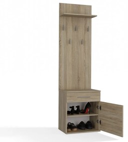 Predsieňová zostava Dialogos 2 (dub sonoma). Akcia -18%. Vlastná spoľahlivá doprava až k Vám domov. 1132569