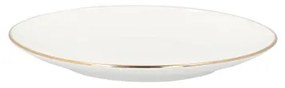 Dezertný tanier AURO so zlatým okrajom 992005
