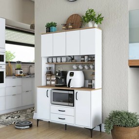 Skriňa Jedy Walnut and White