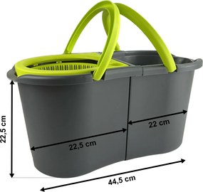 4Home výhodná súprava mopu s vozíkom Rapid Clean