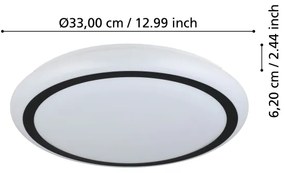 Eglo 900149 - LED Stropné svietidlo CAPASSO LED/14,6W/230V