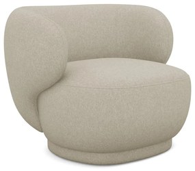 Béžové kreslo Hina – Makamii