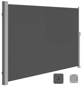 Bočná markíza Orrine 180x450 cm antracit