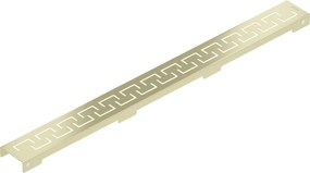 Mexen Flat M15 krytka žľabu 50 cm, zlatá matná, 1A24050