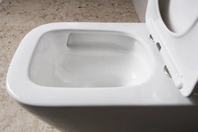 Sapho Sapho, IMALA kombi WC, Vortex Rimless, spodný/zadný odpad, biela, PC107V