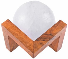 Soľná lampa Mesiac