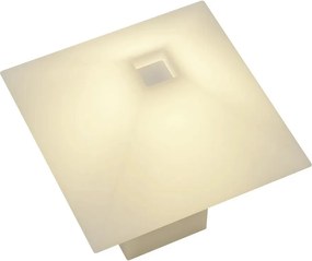 Biela LED stolová lampa so stmievačom s kovovým tienidlom (výška 33,5 cm) Sanaka – Blomus