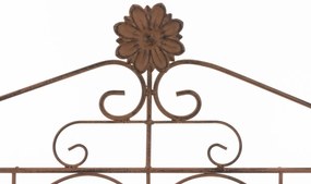 Kovová polica regál Lenja - Hnedá antik